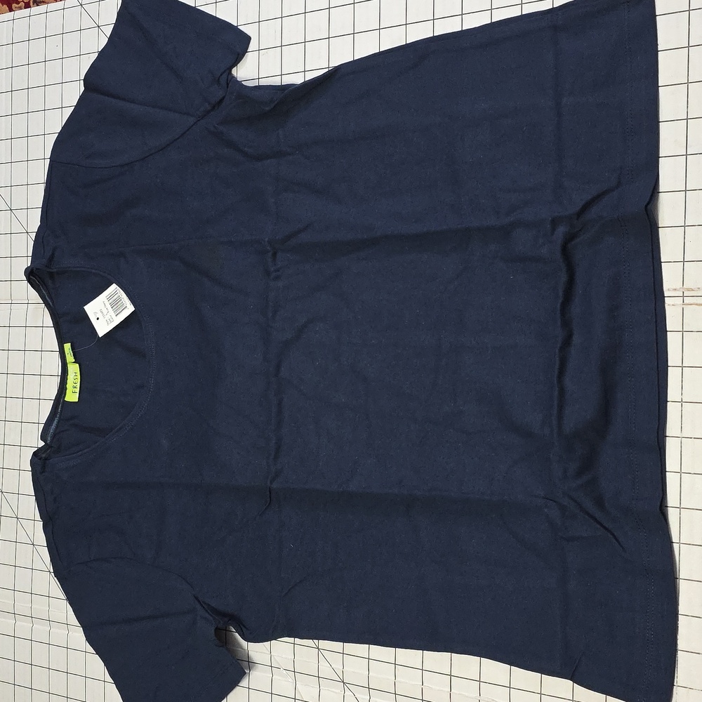 Fresh Navy Short Sleeve Tee LG NIP